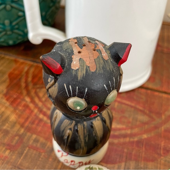 Vintage Napco Kitschy Kitty Salt & Pepper Shakers🐈‍⬛❤️ - Picture 12 of 14